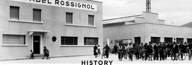 1936年頃、ロッシニョール工場へ出勤風景